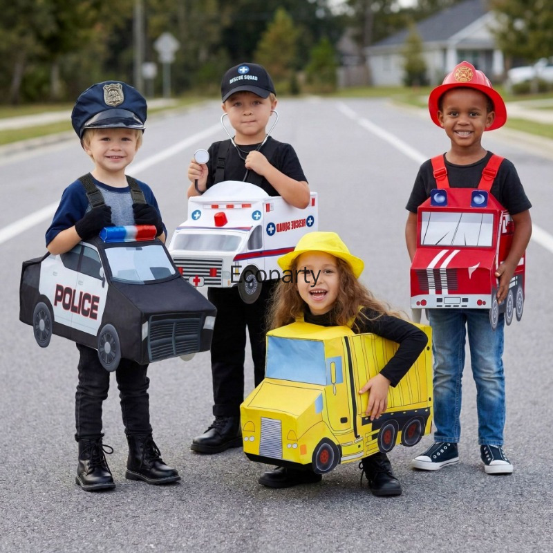 Kids Toys Boys - Kids Funny Fire Engine Ambulance Costume