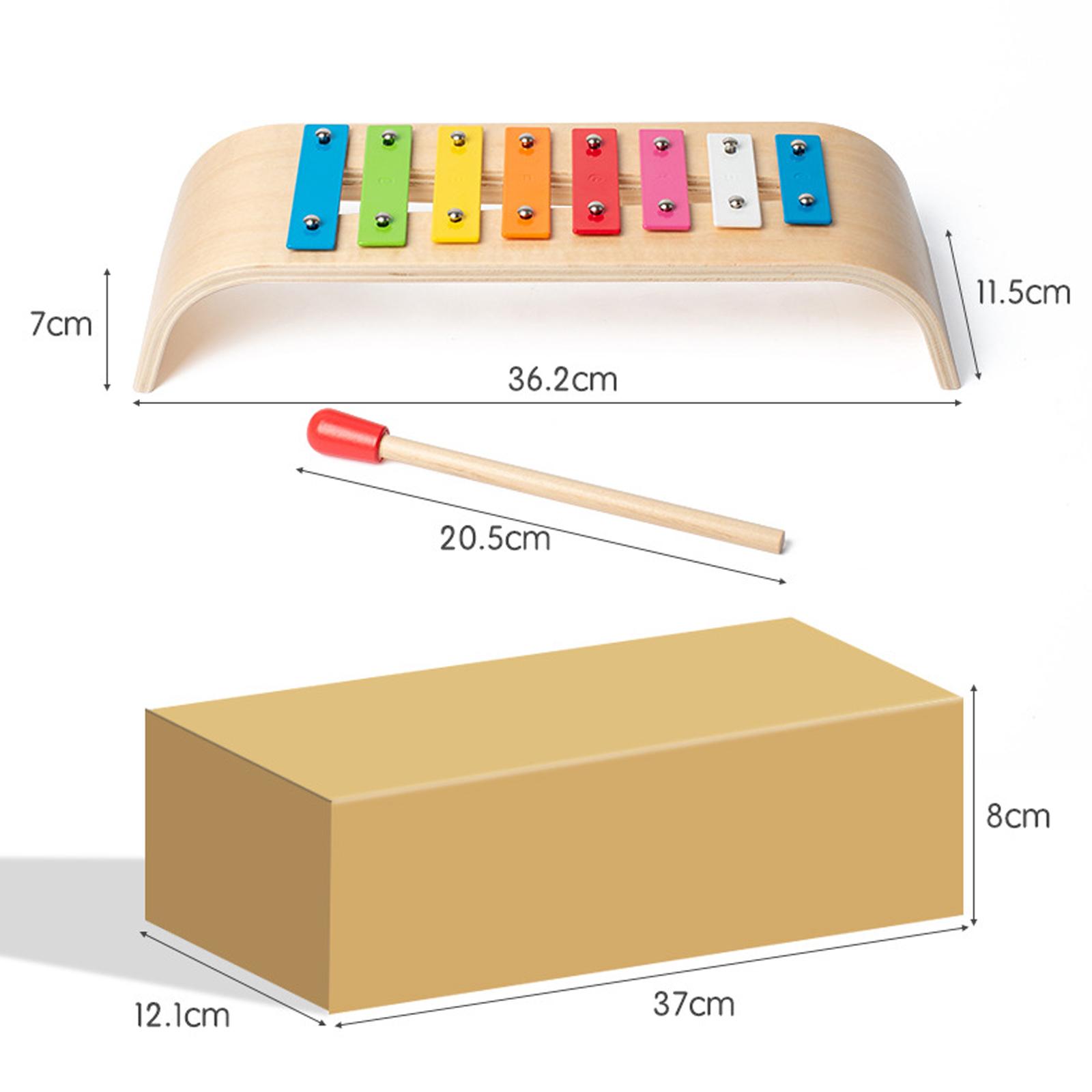 Kids Toys Xylophone - 8 Scales Xylophone, Educational Music Instrument