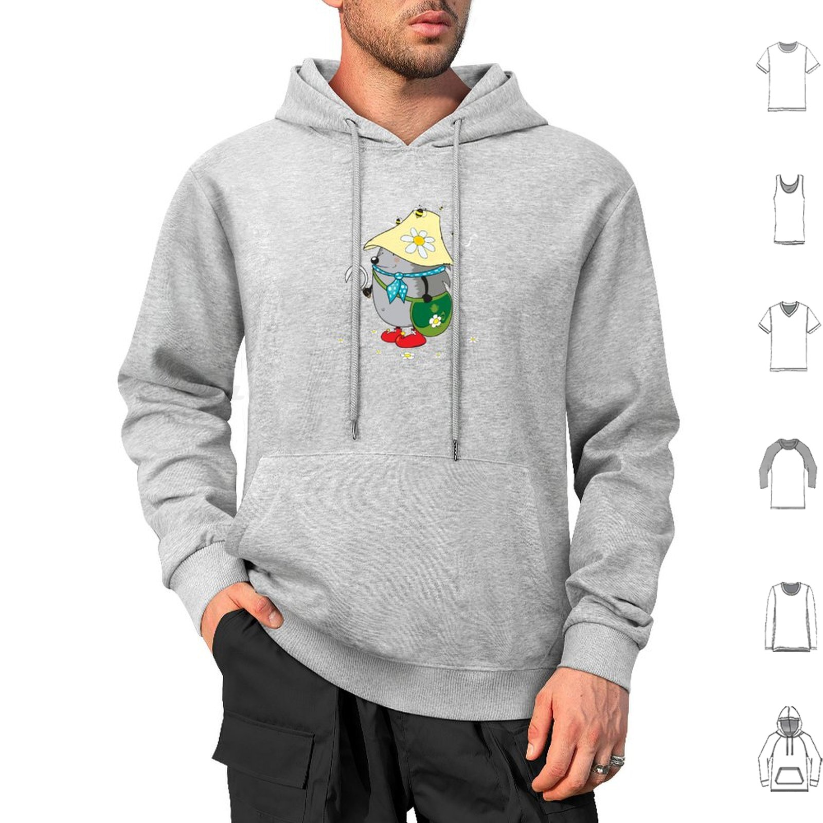 Kids Toys Vector - Forest Druid Hoodie Cotton Long Sleeve