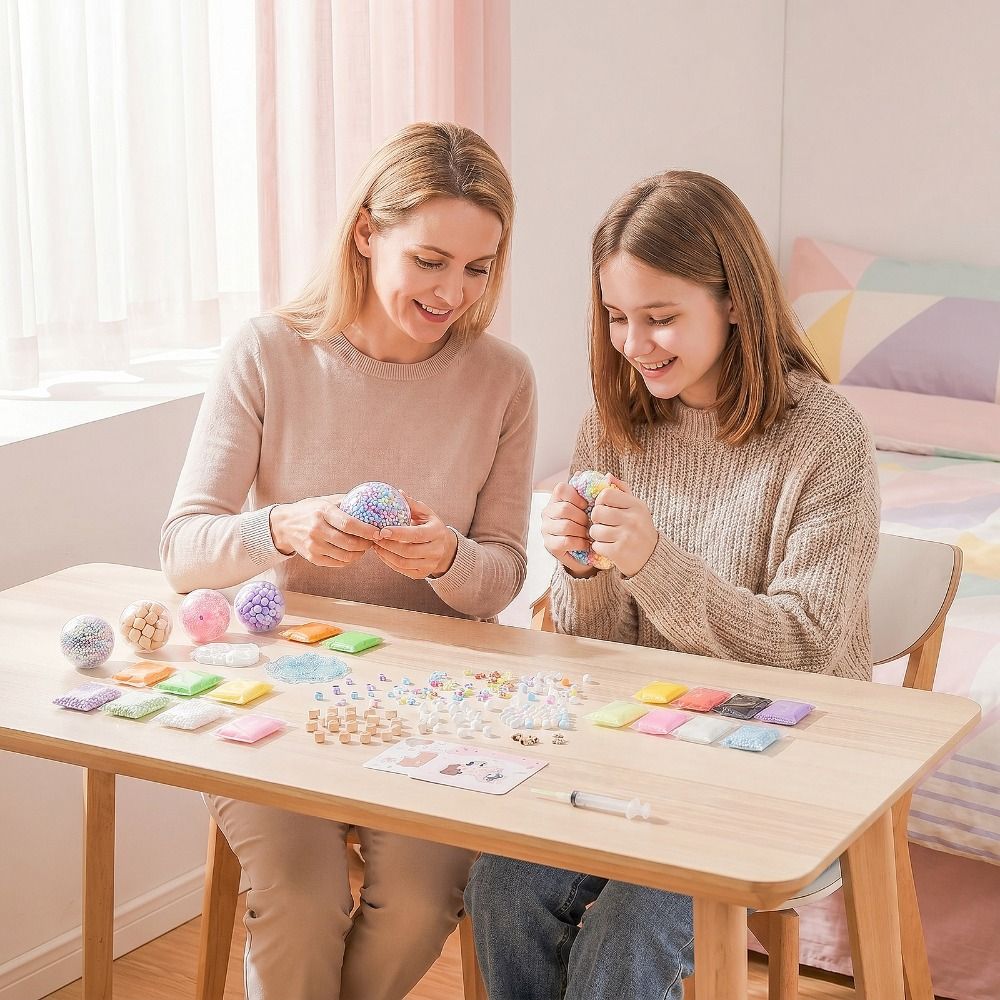 6cm Ball Skins DIY Stress Ball - đánh giá và giá Slime Making Kit