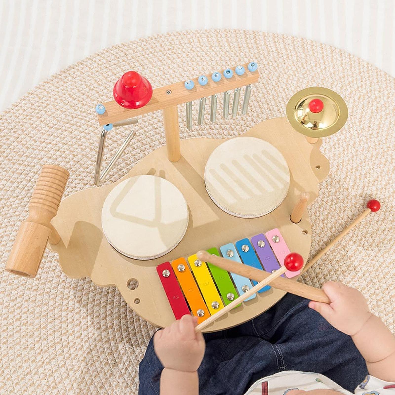 Wooden Musical Instruments Kid - đánh giá và giá Kids Toys Xylophone