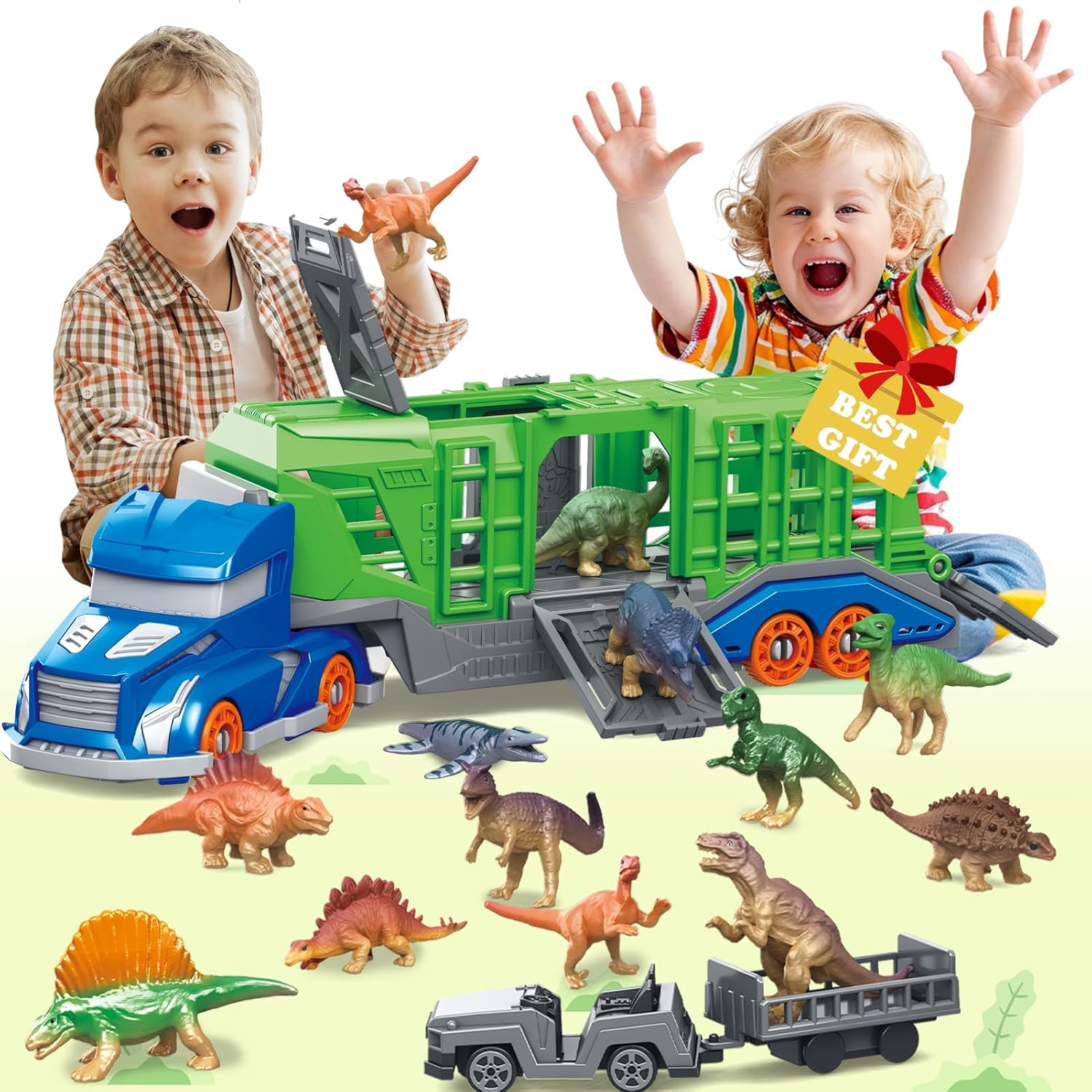 Dinosaur Animal Transport Vehi - đánh giá và giá Kids Toys Videos