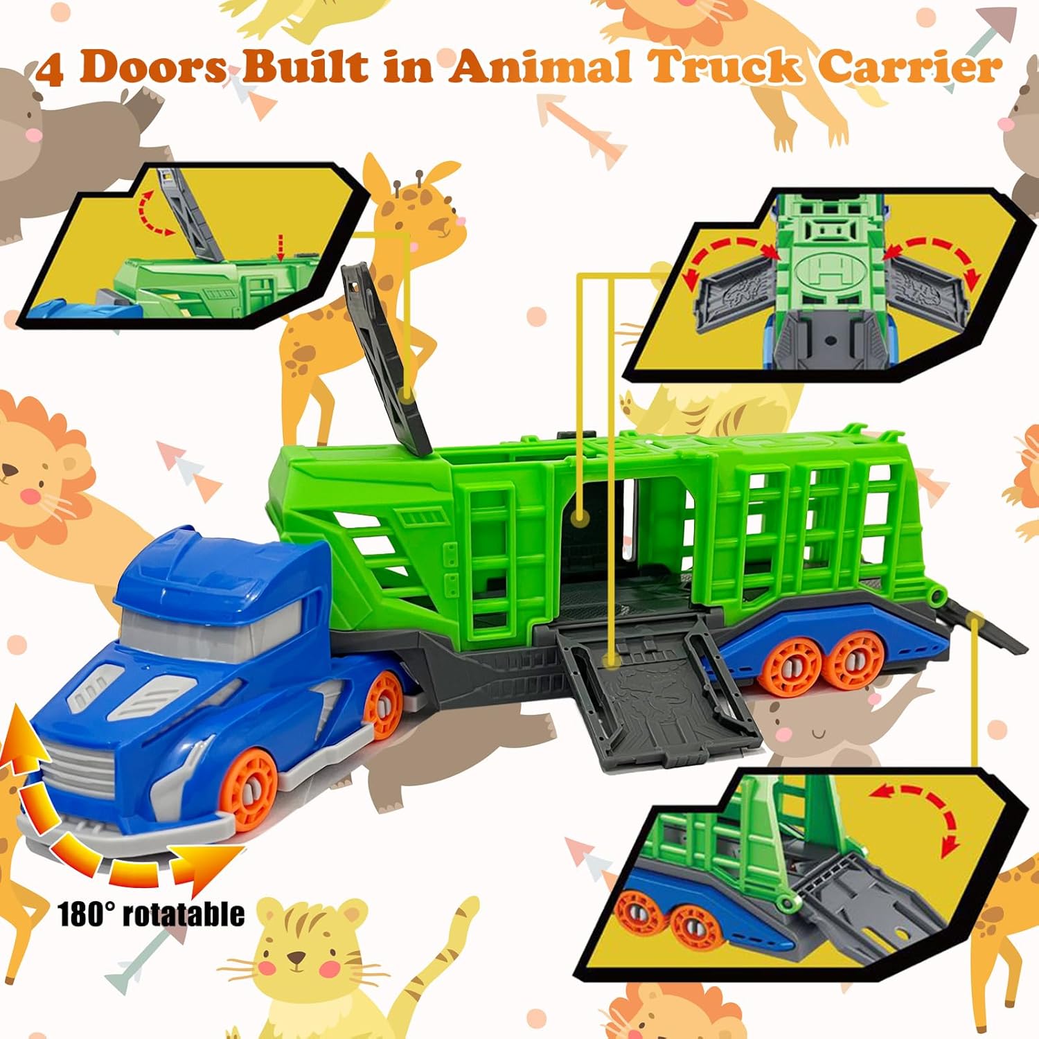 Dinosaur Animal Transport Vehi - đánh giá và giá Kids Toys Videos