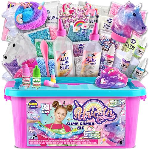 Unicorn Crystal Slime DIY Maki - đánh giá và giá Slime Making Kit