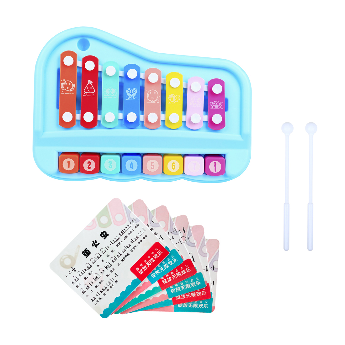 SY-73 Kids Xylophone 8 Note Gl - đánh giá và giá Kids Toys Xylophone