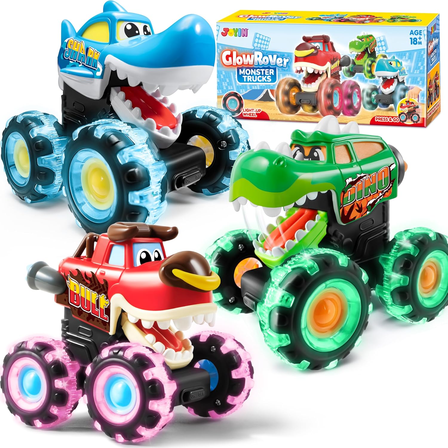 JOYFY 3 Pack Monster Truck Toy - đánh giá và giá Kids Toys Boys