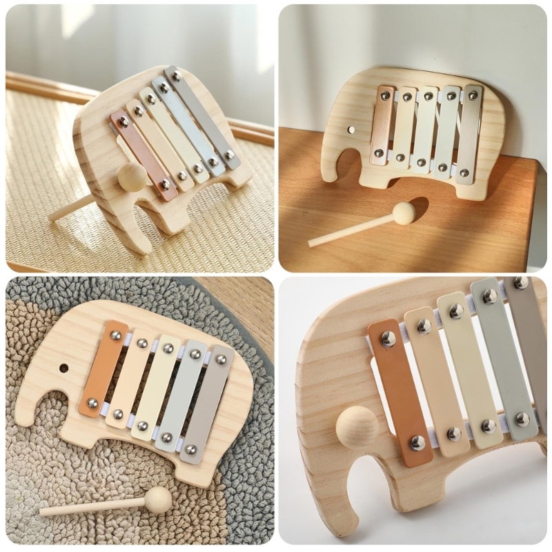 Gỗ Nhạc Cụ Đồ Chơi Cho Bé Trẻ  - đánh giá và giá Kids Toys Xylophone