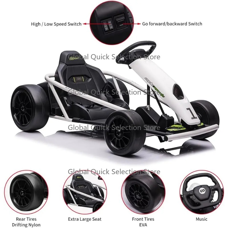 Ride on Go Kart for Teens 24v  - đánh giá và giá Kids Toys Start With X