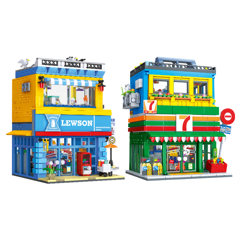 1263+PCS Street Scene Convenie - đánh giá và giá Kids Toys In Store