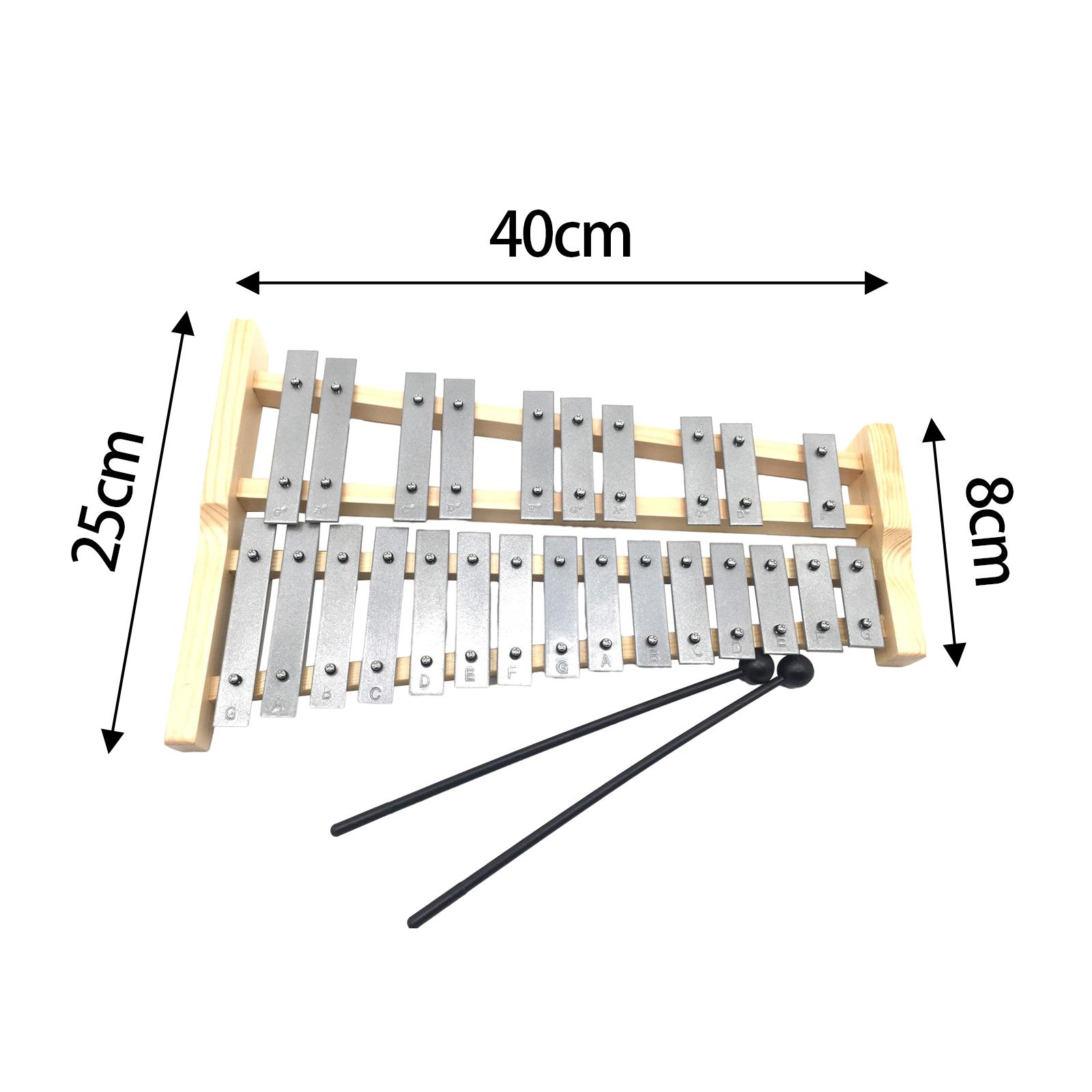 25 Notes Metal Keys Xylophone  - đánh giá và giá Kids Toys Xylophone