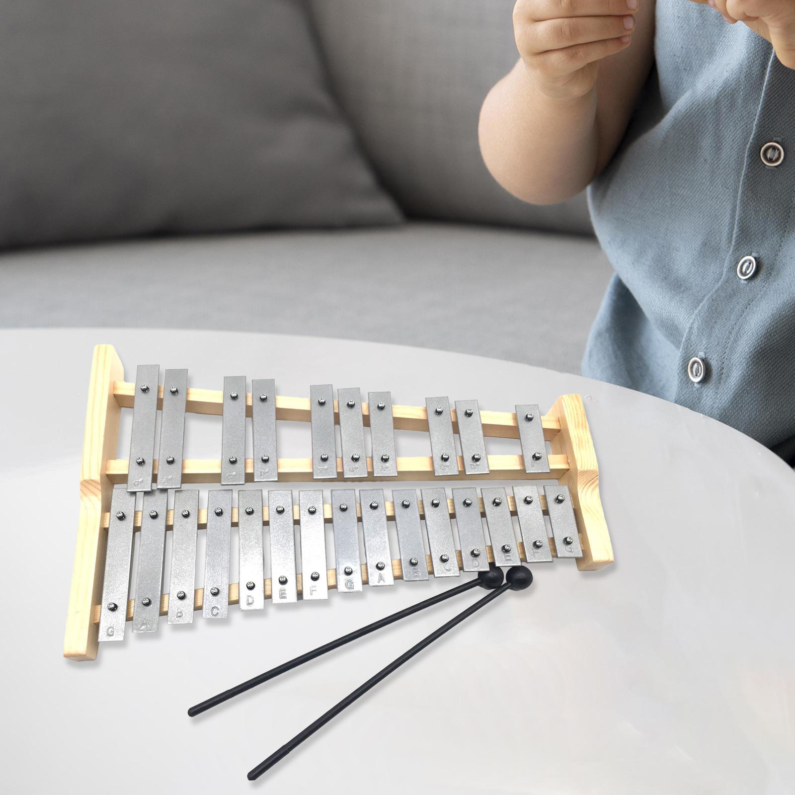 25 Notes Metal Keys Xylophone  - đánh giá và giá Kids Toys Xylophone