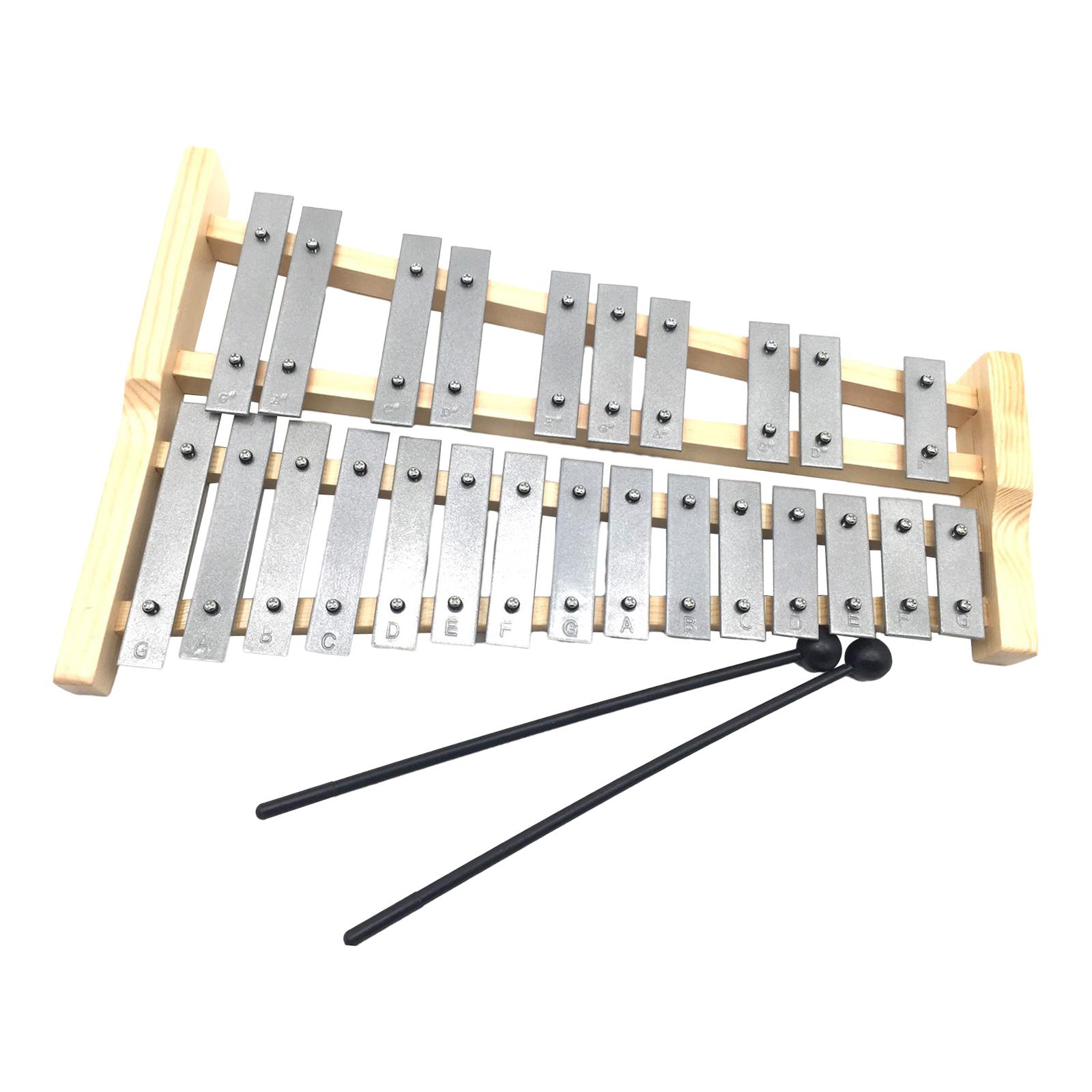 25 Notes Metal Keys Xylophone  - đánh giá và giá Kids Toys Xylophone