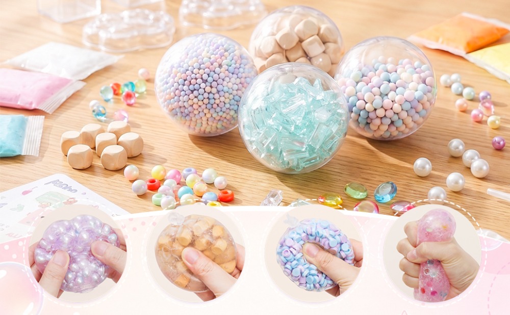 6cm Ball Skins DIY Stress Ball - đánh giá và giá Slime Making Kit