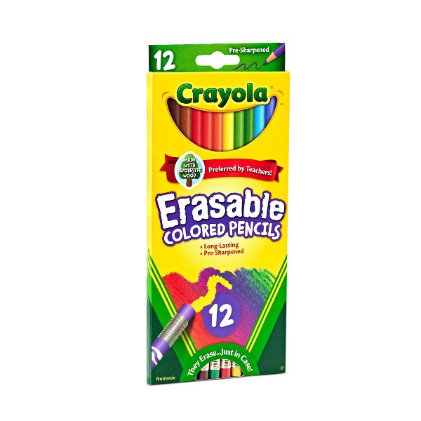 Crayola Erasable Colored Penci - đánh giá và giá Crayola Art Supply