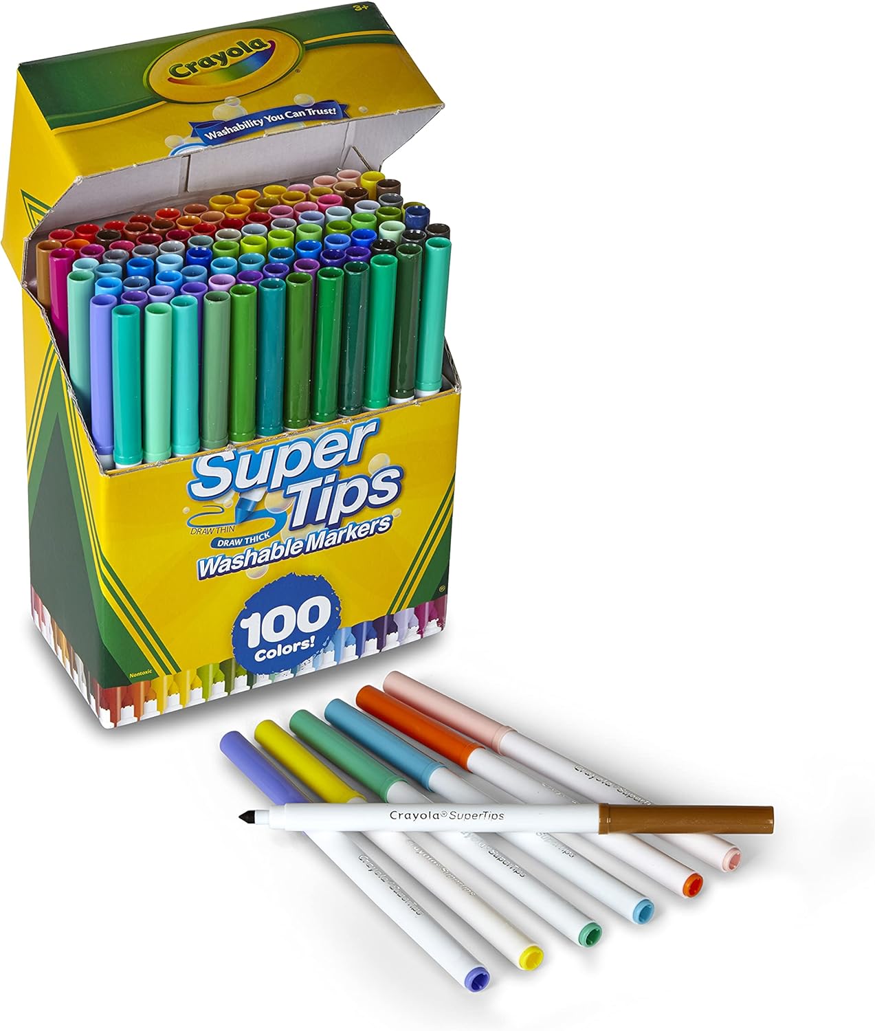 Crayola Super Tips Marker Set  - đánh giá và giá Crayola Art Supply