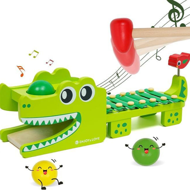 Montessori Wooden Crocodile Xy - đánh giá và giá Kids Toys Xylophone