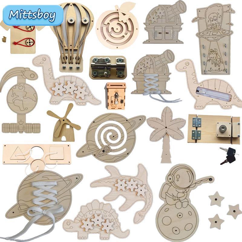Montessori Busy Board Accessor - đánh giá và giá Kids Toys Videos